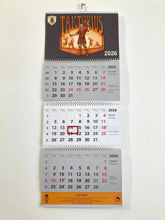 Kalendorius „Taktorius“