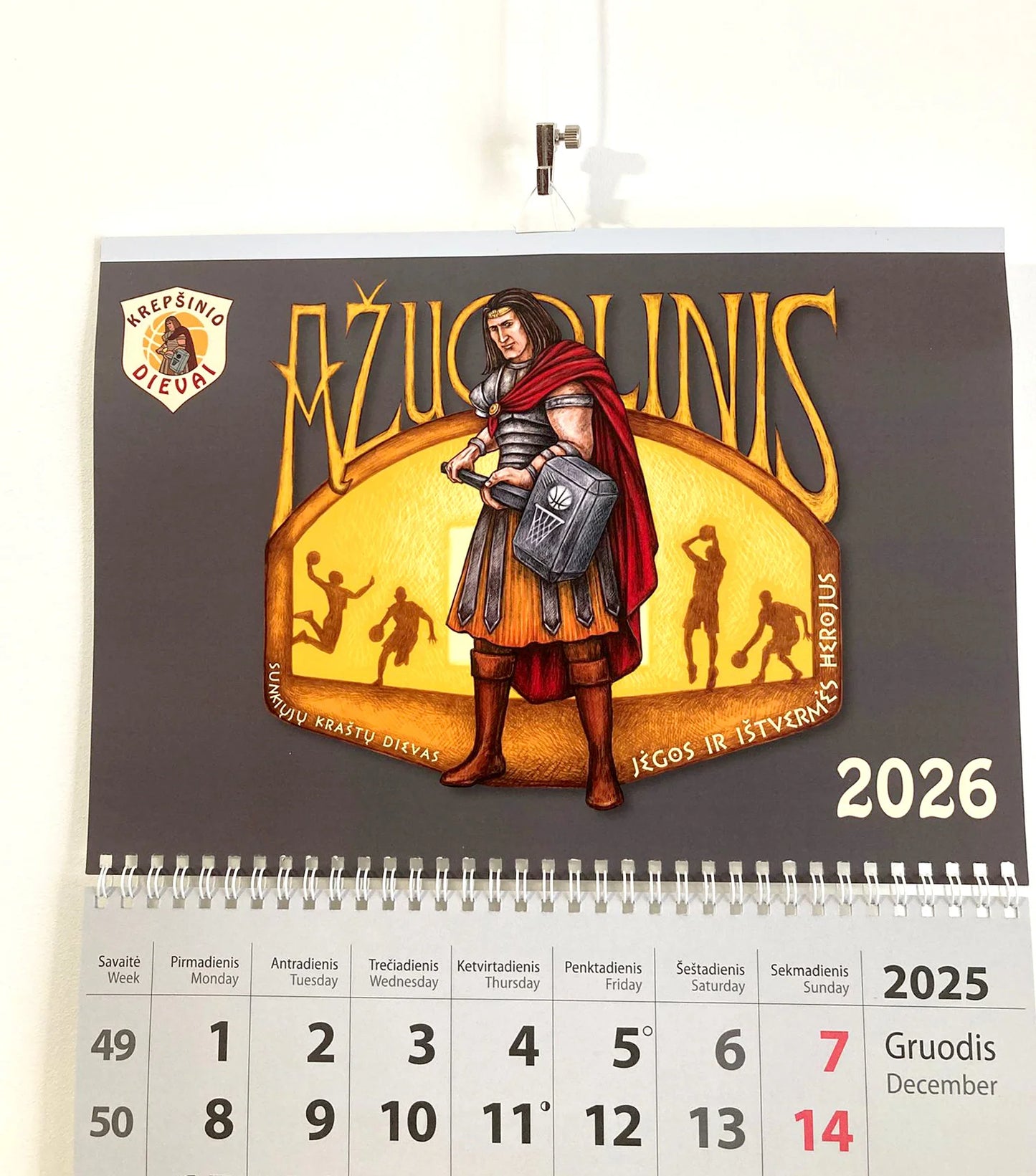 Kalendorius „Ąžuolinis“