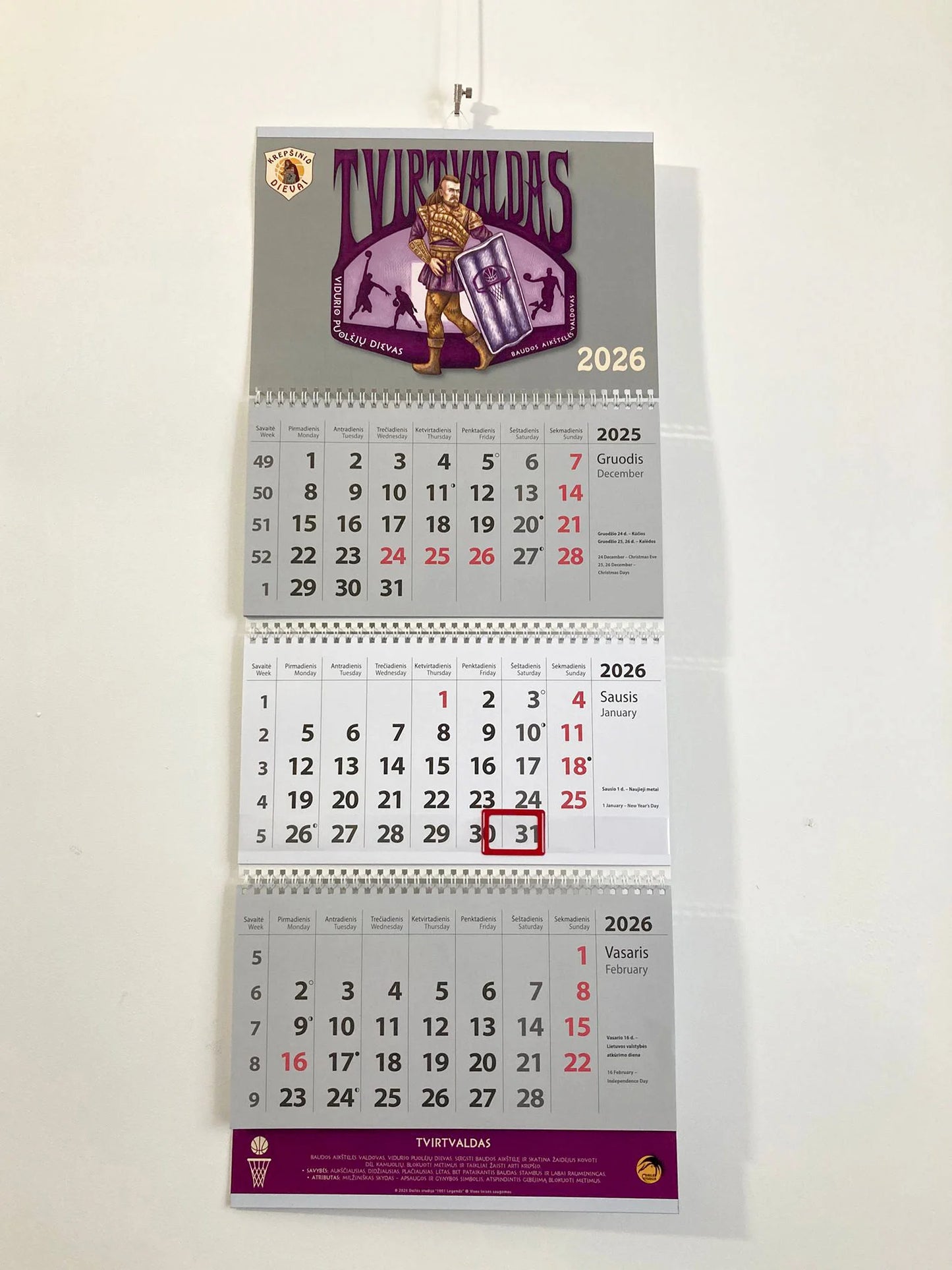 Kalendorius „Tvirtvaldas“